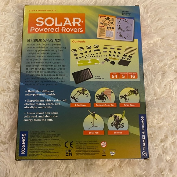 Thames & Kosmos Solar-Powered Rovers Learning Toy STEM Experiment Kit Great Gift - Picture 3 of 3